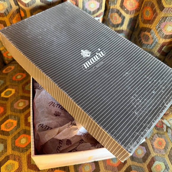 Mauri alligator Venetian loafers RED men's 9.5 + box, trees - Picture 13 of 13